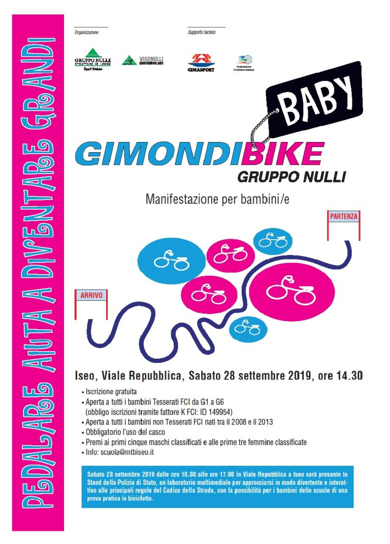 Locandina GimondiBike Baby
